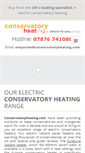 Mobile Screenshot of conservatoryheating.com